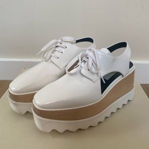 ✨STELLA MCCARTNEY✨Vegan Leather Cutout Accent Slingback Flats